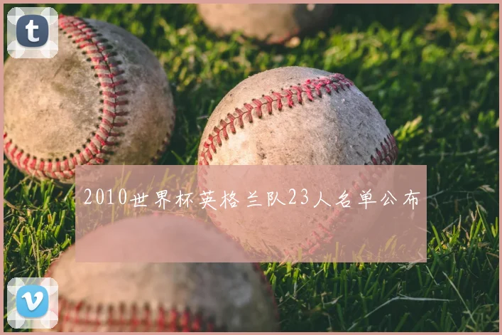 2010世界杯英格兰队23人名单公布